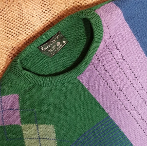 Vintage Kerry Classics Men's Irish Wool Sweater - Picture 2 of 8